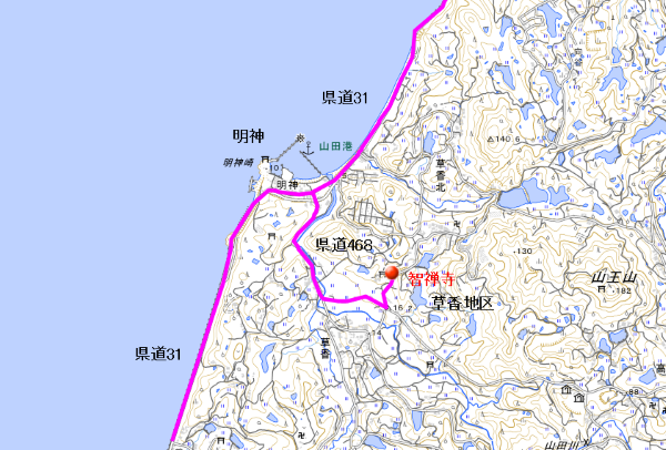 智禅寺　地図　2