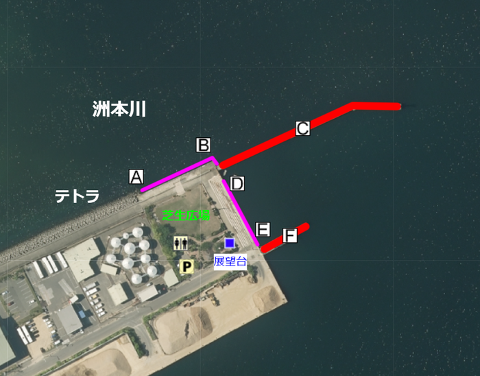 洲本港釣りポイント52