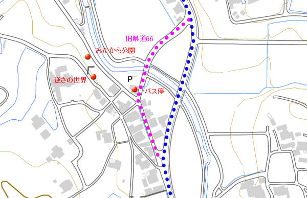 地図　県道66号線1