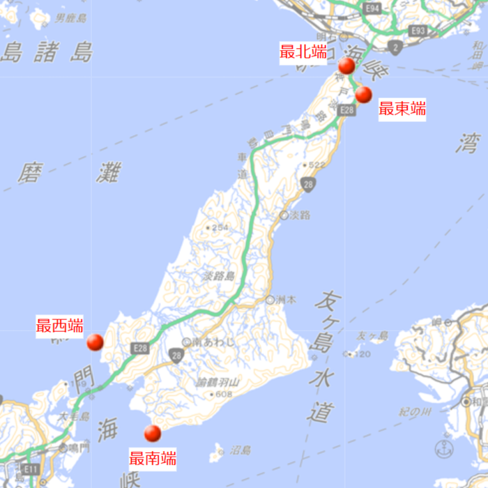 最東西南北端51