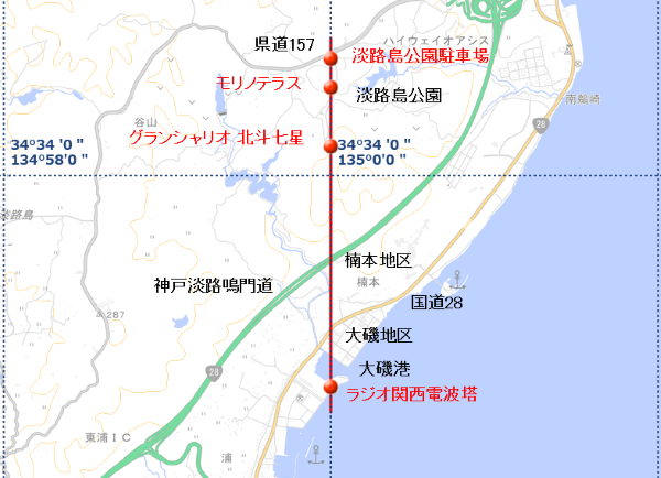 淡路島 日本標準時子午線ラインを歩く 楠本川付近 橋を渡ると そこは 3 歩く淡路島