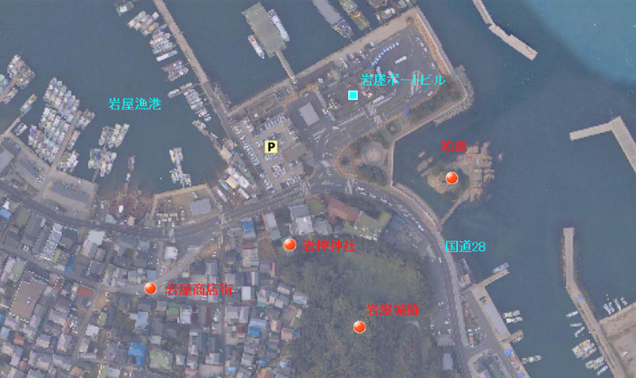 地図　岩樟神社