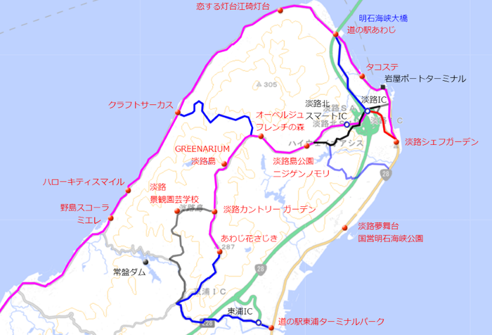 淡路島北部ドライブ1