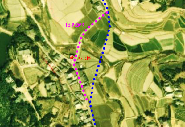 地図　県道66号線2
