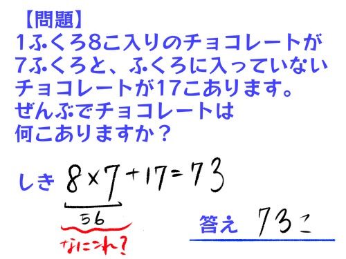 小2の算数 あの問題 ツイートから ワタシの独擅場 Powered By 小2の算数 あの問題 ツイートから ワタシの独擅場 Powered By