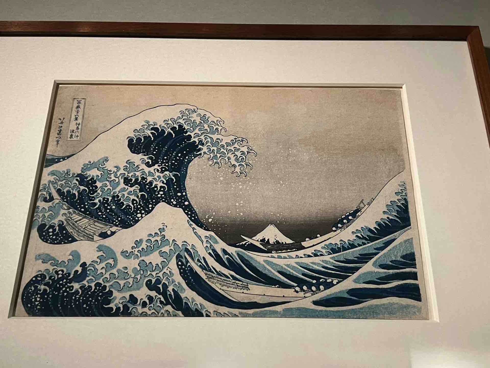 作者不詳 日本画 朝の対岸 SM 絵画 芸術 美術 額装 肉筆画 原画 風景画 サントリー美術館「大英博物館 北斎―国内の肉筆画の名品とともに