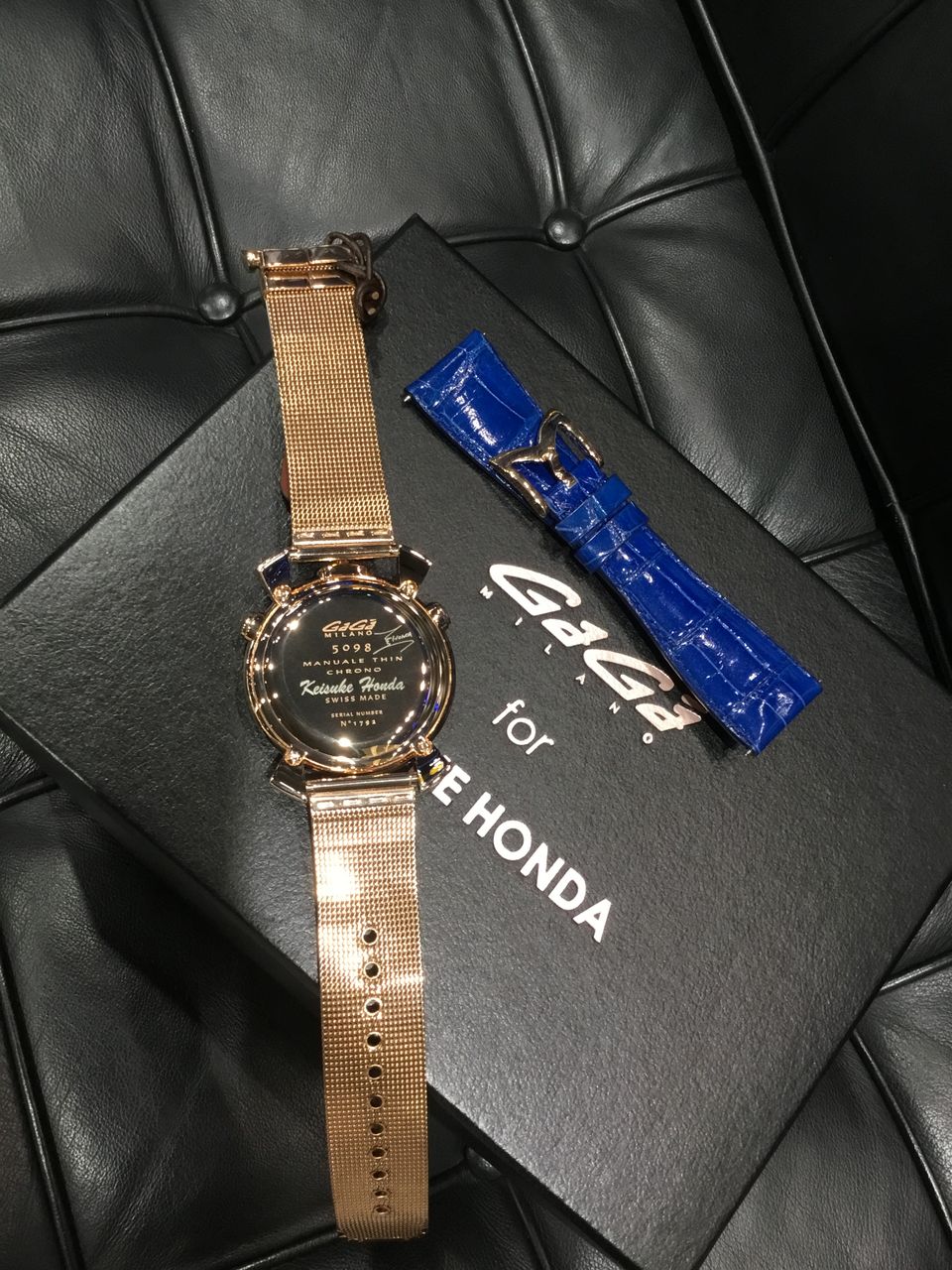 GaGa MILANO 本田圭祐限定モデル 5098.04.HO】 : THE WATCH SHOP. のブログ