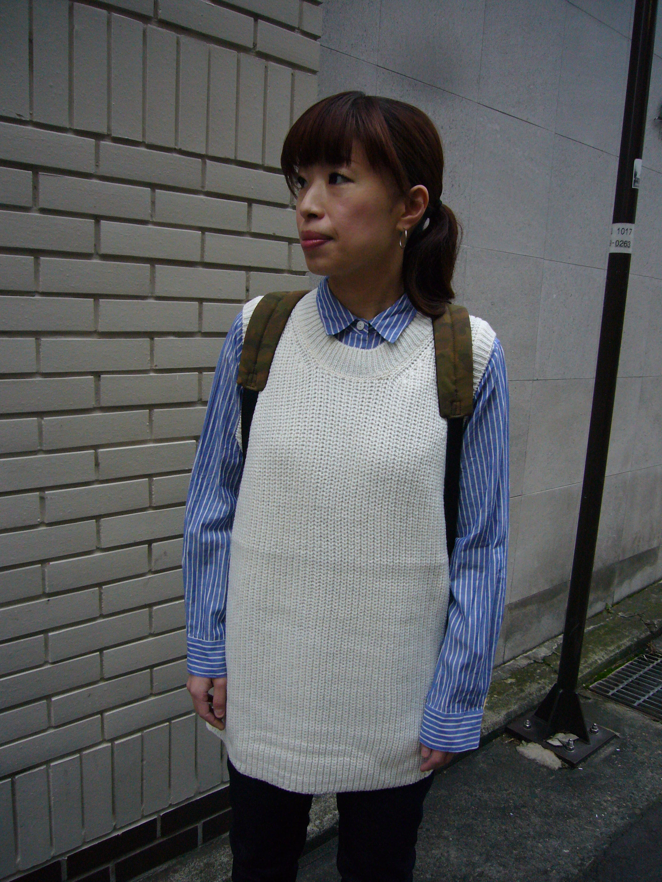 白ニットベスト Waterlily Kamppi Blog