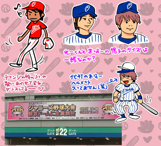 ジャニーズ野球大会 東京ドームに全員集合 Catchball 横尾渉くん応援ブログ ジャニーズ野球大会 東京ドームに全員集合 Catchball 横尾渉くん応援ブログ
