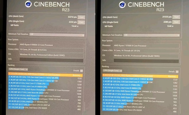 AMD-Ryzen-9-9900X-12-Core-Ryzen-7-9700XCinebench-Leak