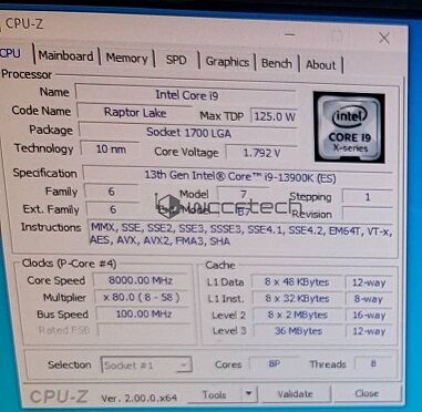 Intel-Core-i9-13900K-Raptor-Lake-8-GHz-CPU-Frequency-Record-Leak