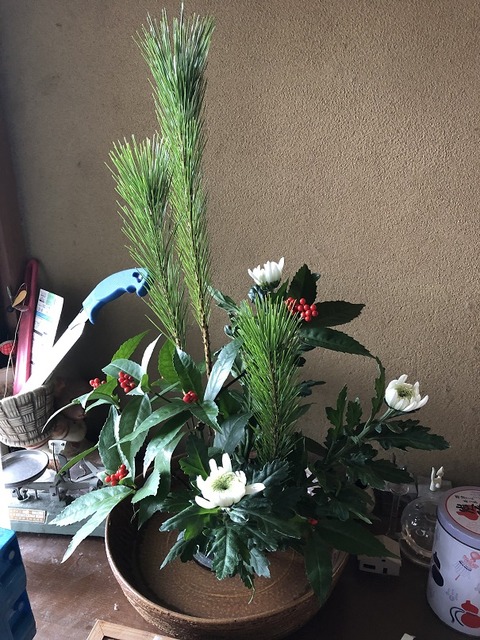 2018.12活け花