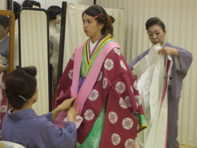ハクビ京都きもの学院 十二単撮影会 No2 大和なでしこ