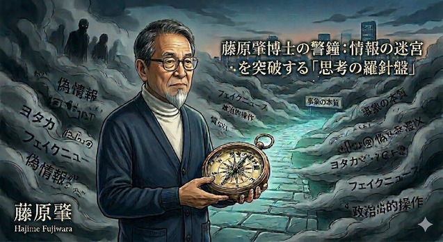 藤原肇博士の警鐘:情報の迷宮を突破する「思考の羅針盤」