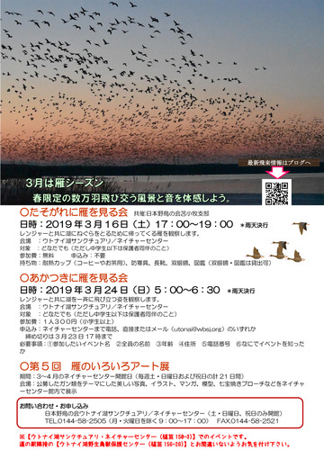 2018年度アート展＆観察会広報資料ポスター