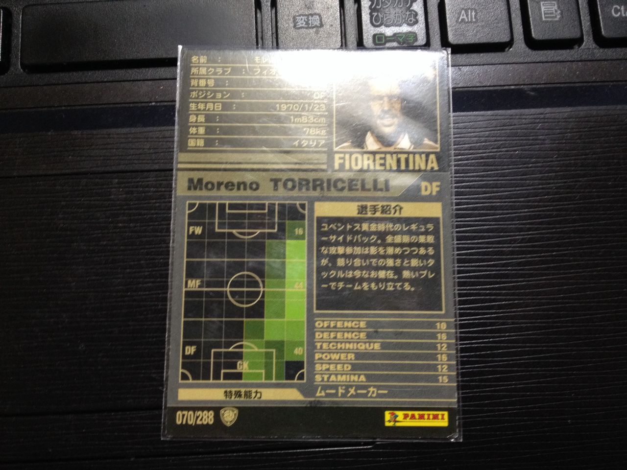 Wccf トリチェッリ 12 13 白 選手使用感 Nobuakiのwccf使用感 雑記 ブログ