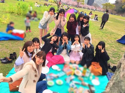 【謎】お花見に行ったチームHの14人って誰や？【HKT48】