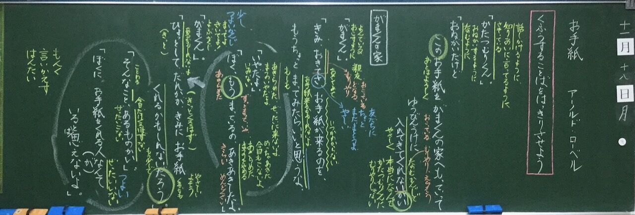 ２年生国語 お手紙 ５ 教育実践を語る 服部英雄のブログ