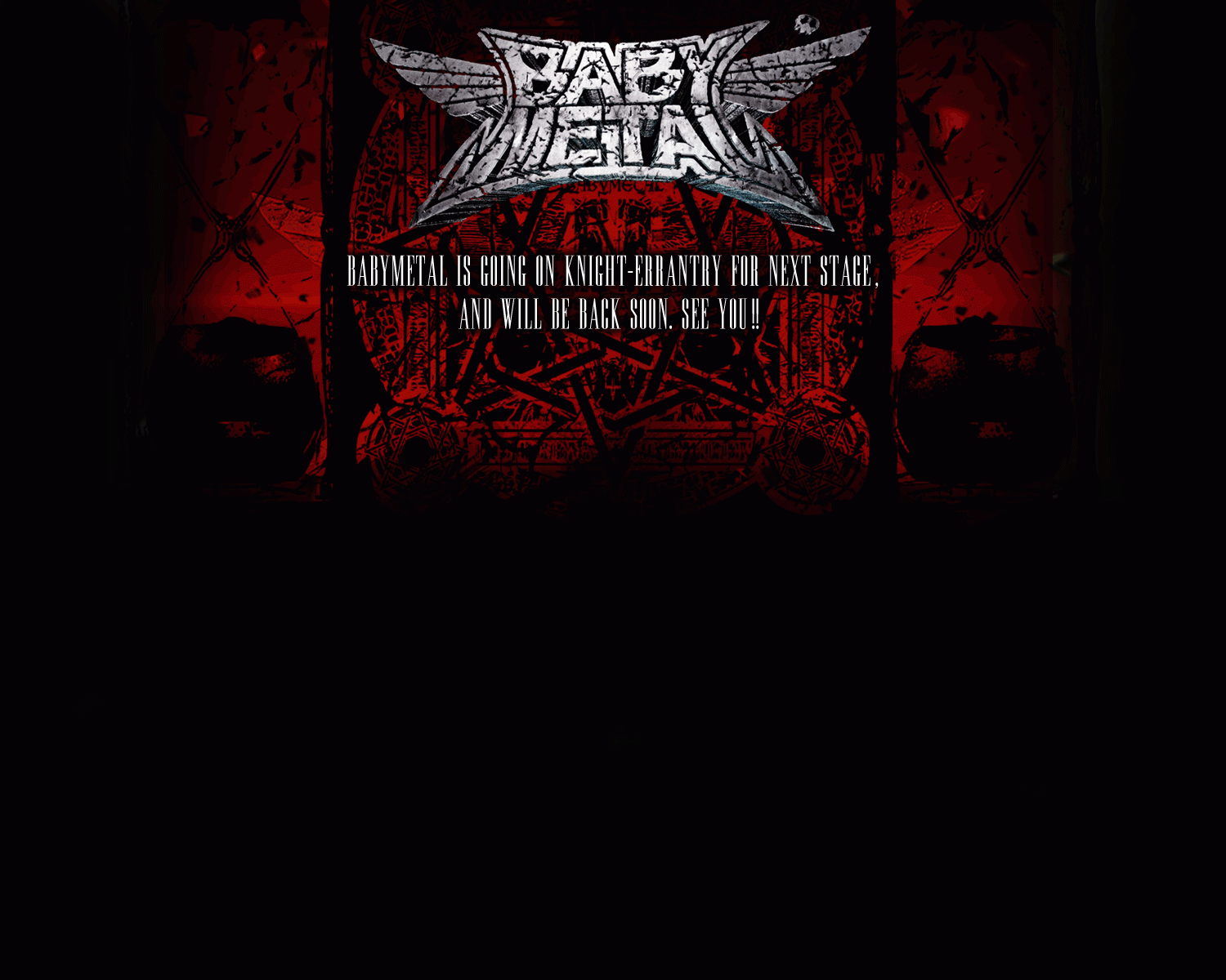 Babymetalオフィシャルサイト背景画像まとめ Babymatometal