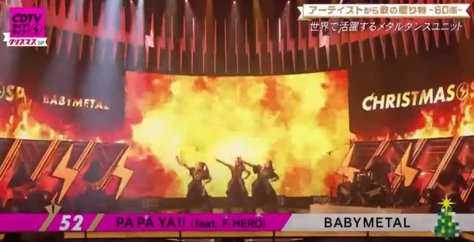Babymetal Cdtvライブベビメタ動画 Babymetal Info ベビーメタルインフォ