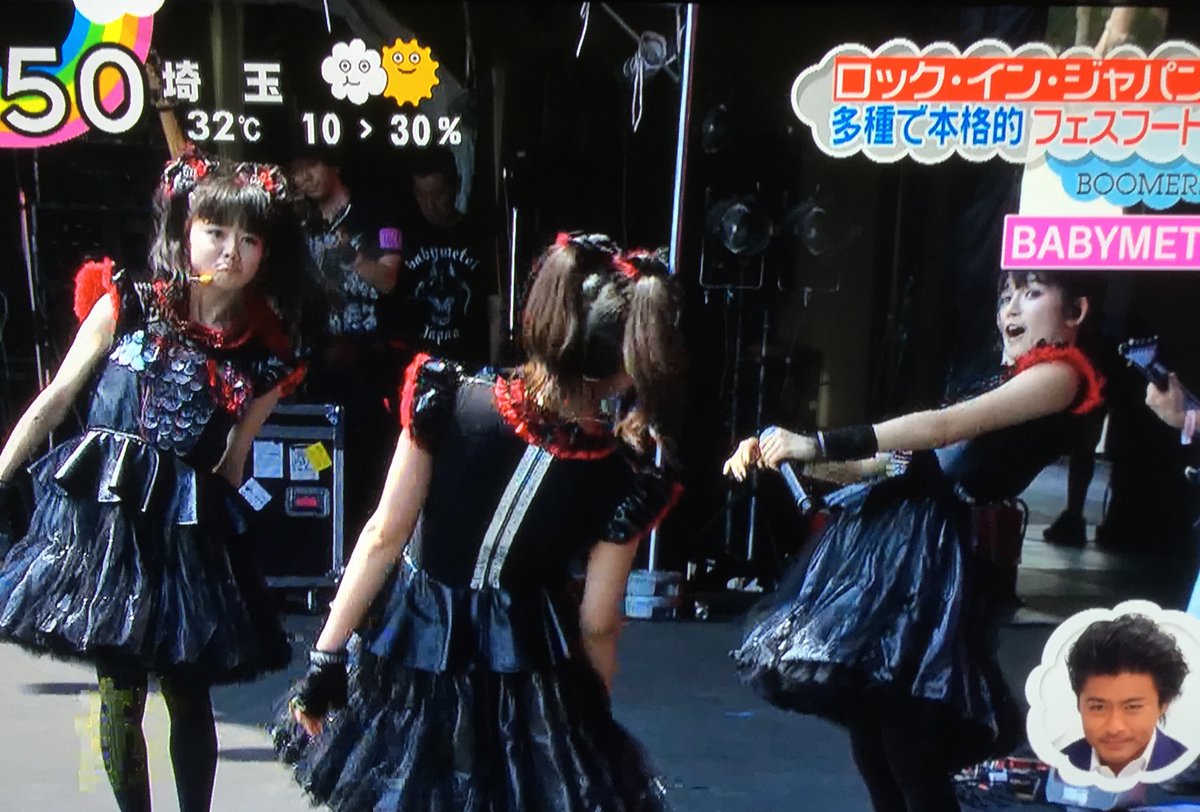 Babymetal Zipで一瞬ベビメタ ゆいちゃんも変顔してる Babymatometal