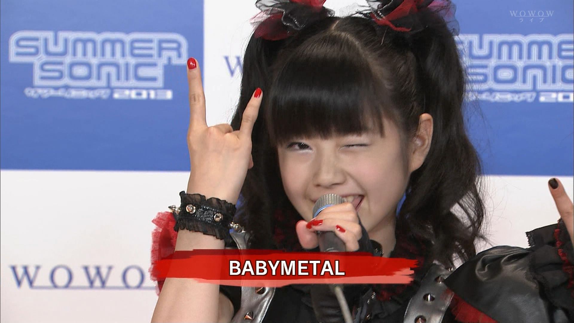 Babymetal Summer Sonic 13 Wowowライブキャプ Babymatometal