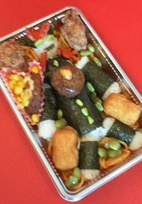 お弁当デザイン(ジョジョの奇妙なスタンド弁当)