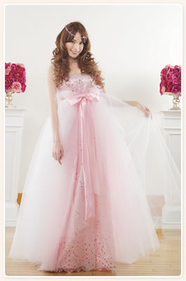 ウエディングドレス エビちゃんライン キャラメル ウエディングドレス大百科 ウエディングドレス 大好き