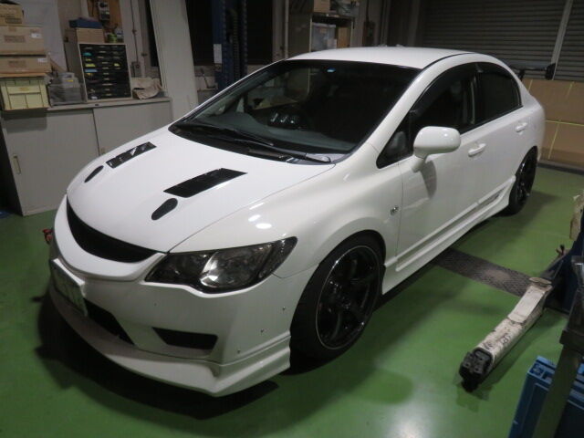 FD2 シビック・TYPE-R フロントアンダーパネル取り付け : WEED DRIVE