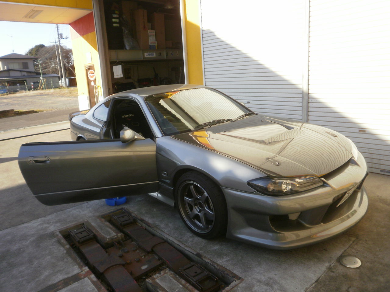 割れ 欠け無し S15 シルビア 日産 純正 オーディオパネル シフトパネル