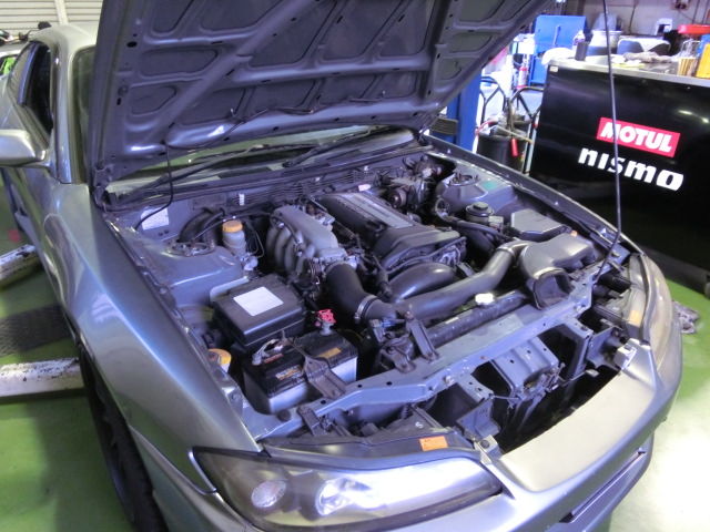 S15 シルビア 排気漏れ修理 : WEED DRIVE S15 シルビア 排気漏れ修理 : WEED DRIVE