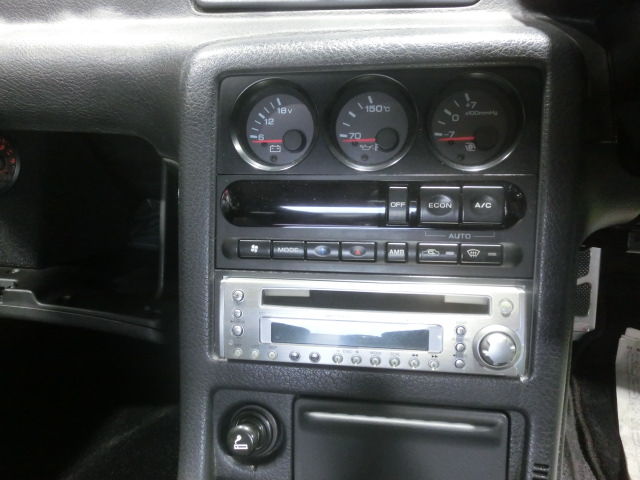 BNR32 純正 3連メーター スカイラインGTR GT-R 田中オートサービス BNR32純正3連メーターの表示を実用的