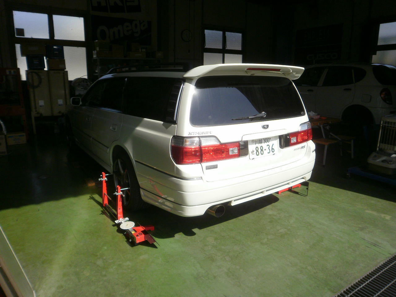 Wgc34 ステージア 車高調取り付け Weed Drive