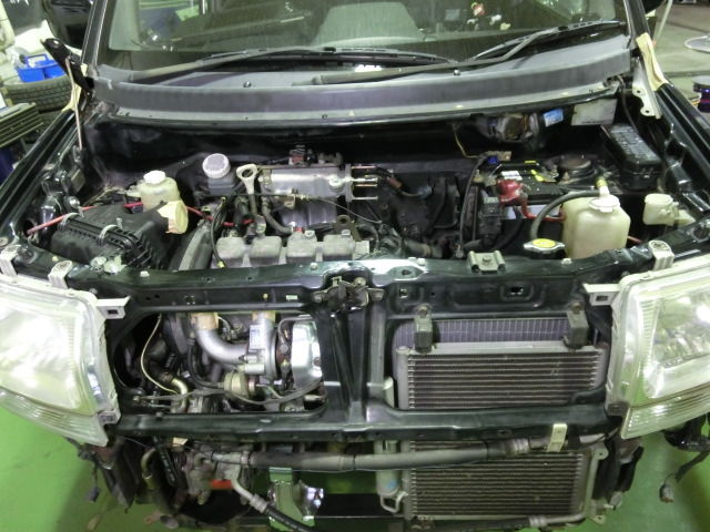 H41a トッポbj エンジン載せ続き Weed Drive