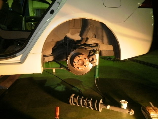 Cl7 アコード 車高調取り付け Weed Drive