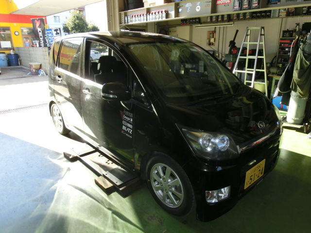 L175S ムーブカスタム ステアリングボススペーサー取り付け : WEED DRIVE