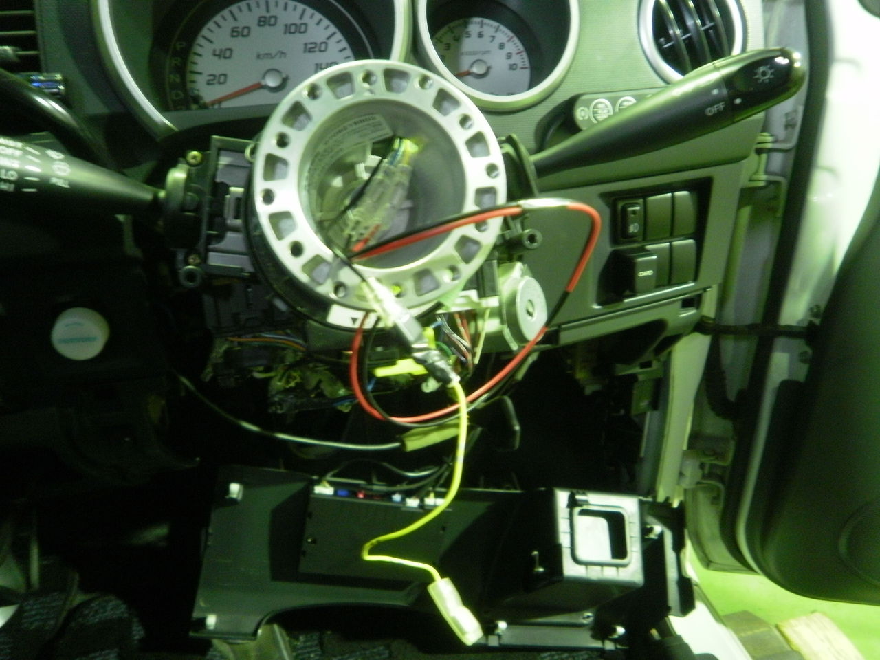 Mh21s ワゴンr オーバードライブスイッチ移設 Weed Drive