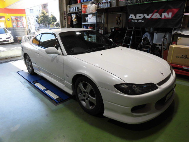 S15 シルビア リアメンバーカラー取り付け : WEED DRIVE