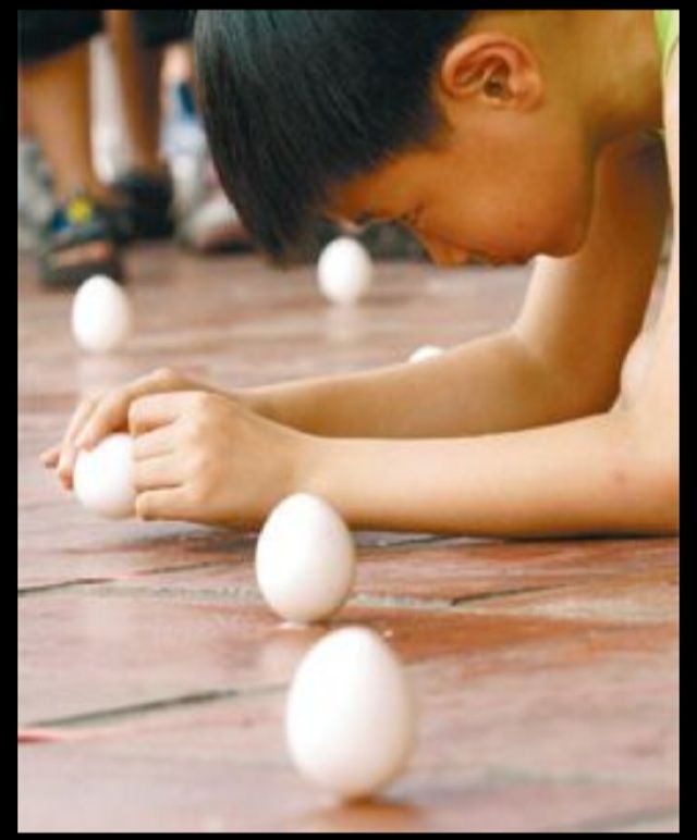 端午節立蛋 生卵立てをやってみよう 台湾中国語を学ぶol日記