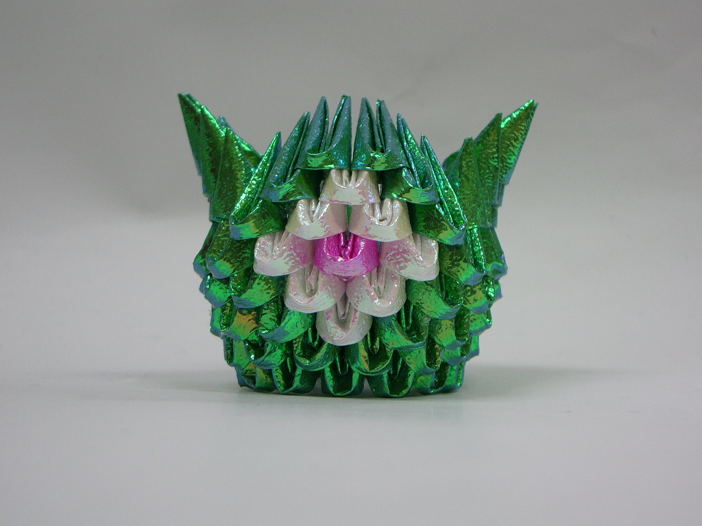 折り紙手芸 孔雀 ミニ の作り方 折り紙手芸 ブロック折り紙 ペーパクラフトのエルビー
