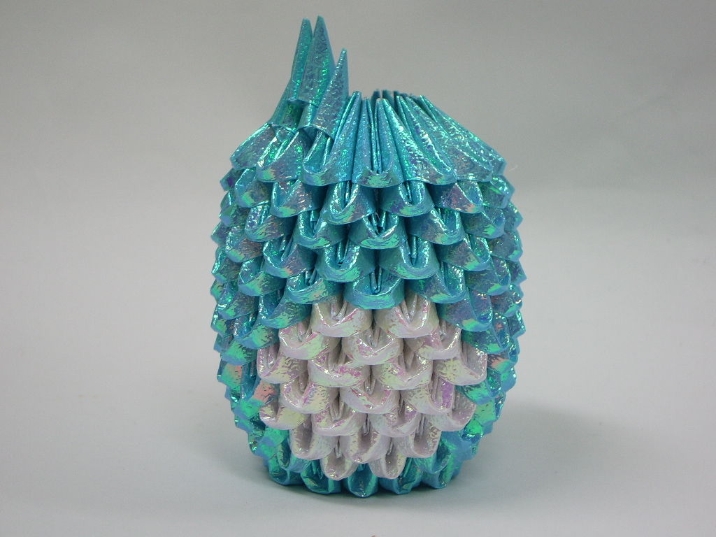 ペンギン君の作り方 折り紙手芸 ブロック折り紙 ペーパクラフトのエルビー ペンギン君の作り方 折り紙手芸 ブロック折り紙 ペーパクラフトのエルビー