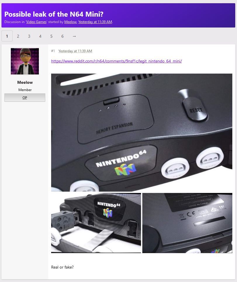 噂 ミニ ニンテンドー64 のリーク画像が海外掲示板で展開 近い内に発表がある かも 日刊ゲーマー情報局 噂 ミニ ニンテンドー64 のリーク画像が海外掲示板で展開 近い内に発表がある かも 日刊ゲーマー情報局