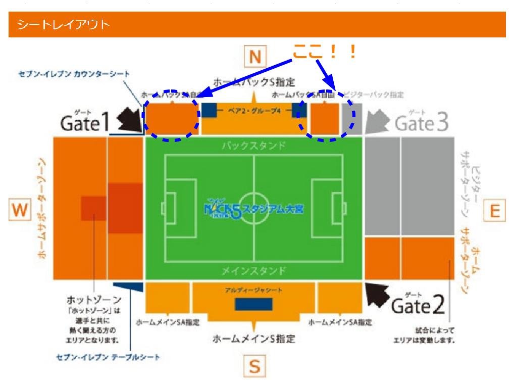 大宮アルディージャ ホームバックsa自由で良い席をゲットするには Nack5スタジアム大宮 ばっくぱっかサラリーマン日記