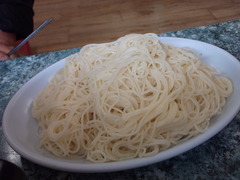 てんこもりの素麺登場