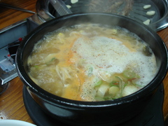 コンナムル・ヘジャンクッ(大豆もやしの酔い覚めスープ)