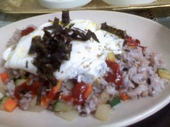野菜炒め飯拡大