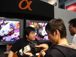 ソニーαのブースにて(韓国エレクトロニクスショー2007)