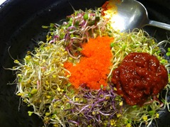 スプラウト野菜のビビンバ