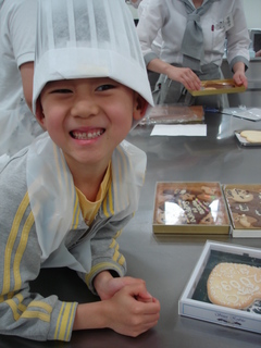 「白い恋人」お菓子作り体験