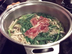 牛肉は三枚のみ
